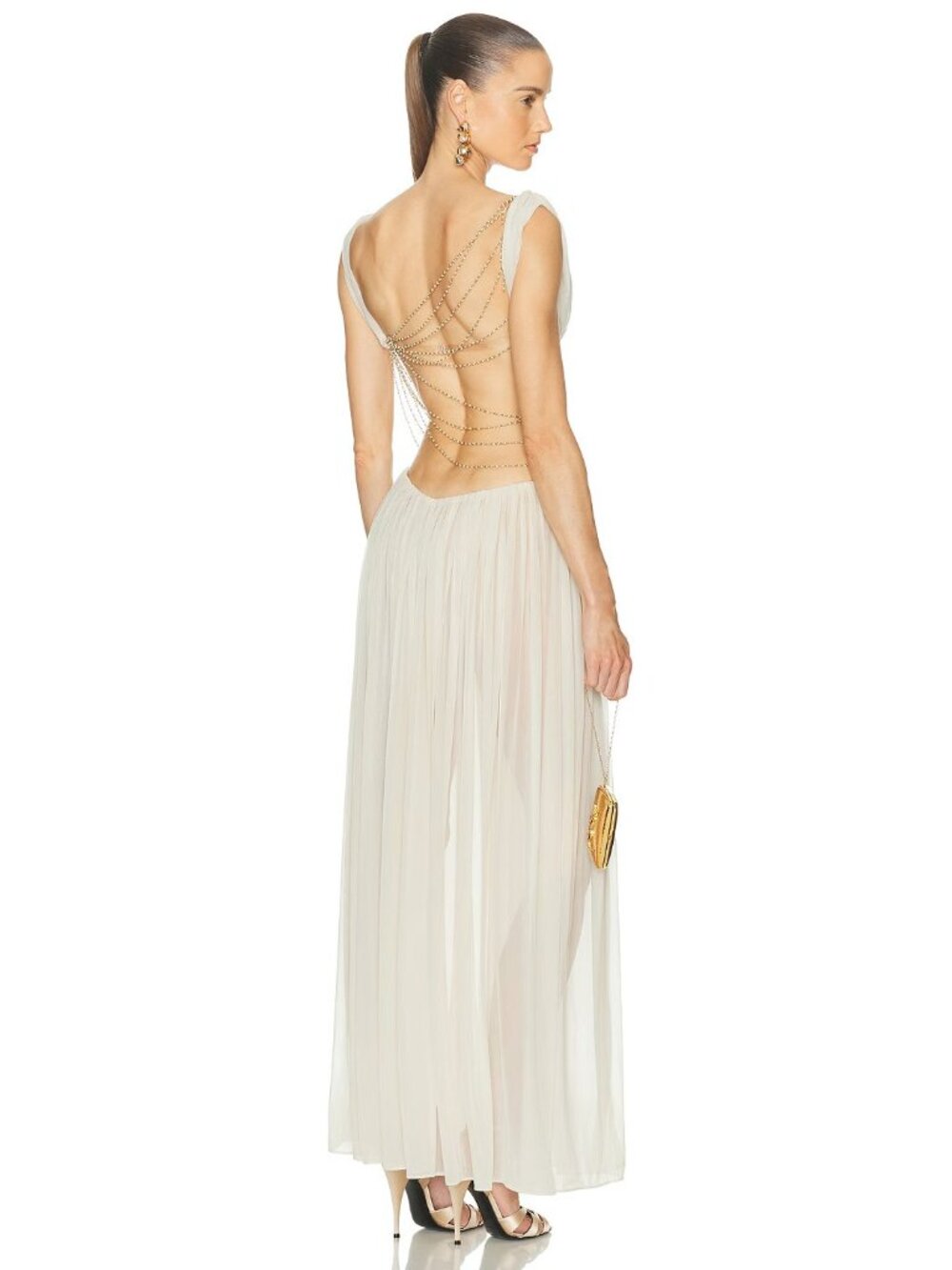 Mirror Palais Moonlight Waltz Top And Skirt Set in Marble